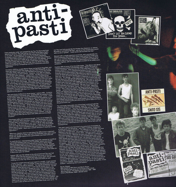 Anti-Pasti : The Last Call.... (2xLP, Album, Comp, Ltd, RE, Whi)