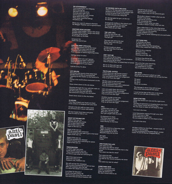 Anti-Pasti : The Last Call.... (2xLP, Album, Comp, Ltd, RE, Whi)