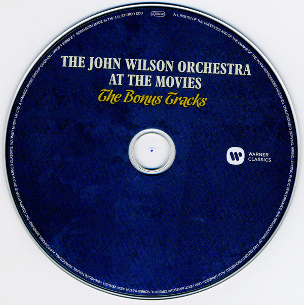 The John Wilson Orchestra : At The Movies: The Bonus Tracks (CD, Album)