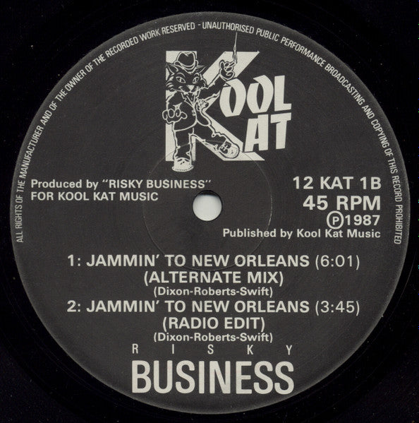 Risky Business : Jammin' To New Orleans (12")