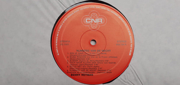 Benny Neyman : Vlinders Van De Nacht (LP, Album, Gat)