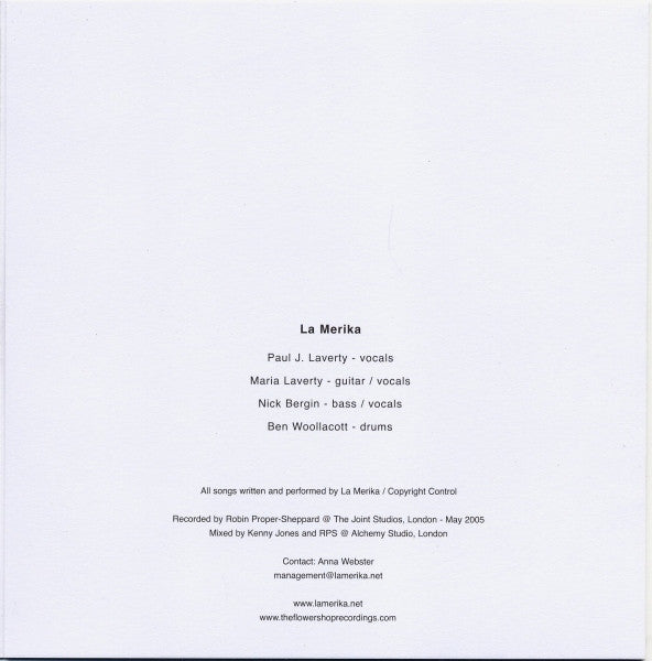 La Merika : Go Let The Shadows Die (7", Single, Ltd, Num)