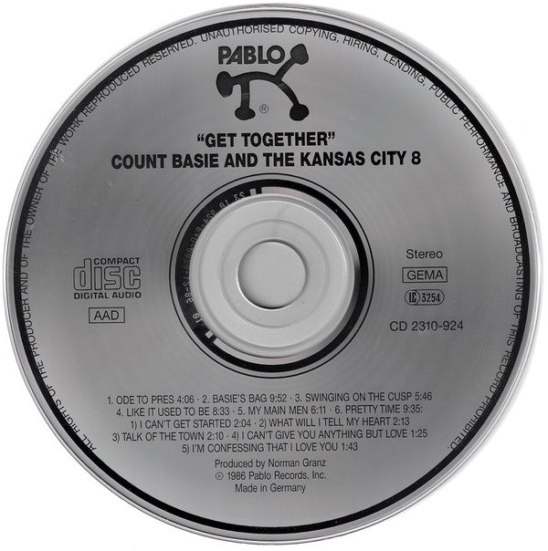 Count Basie : Count Basie Get Together (CD, Album, RE)