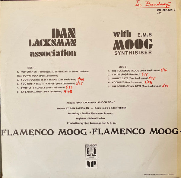 Dan Lacksman Association : Flamenco Moog (LP)
