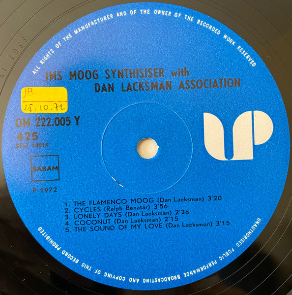 Dan Lacksman Association : Flamenco Moog (LP)