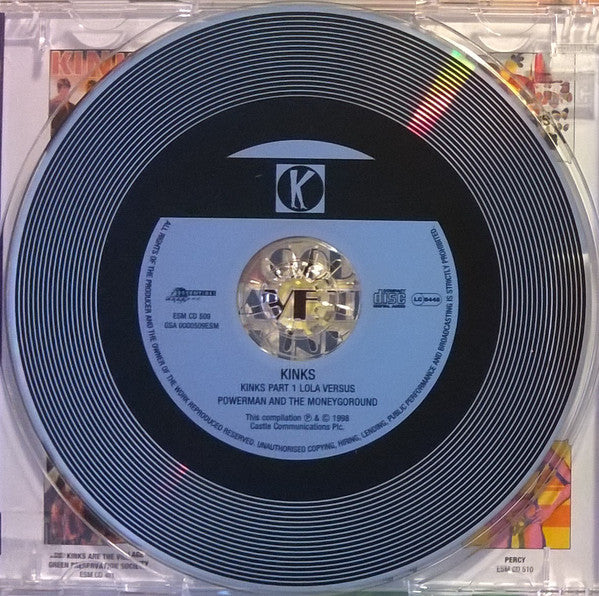 The Kinks : Lola Versus Powerman And The Moneygoround (Part One) (CD, Album, Mono, RE, RM, RP)