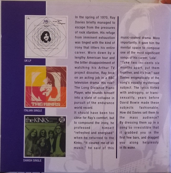 The Kinks : Lola Versus Powerman And The Moneygoround (Part One) (CD, Album, Mono, RE, RM, RP)