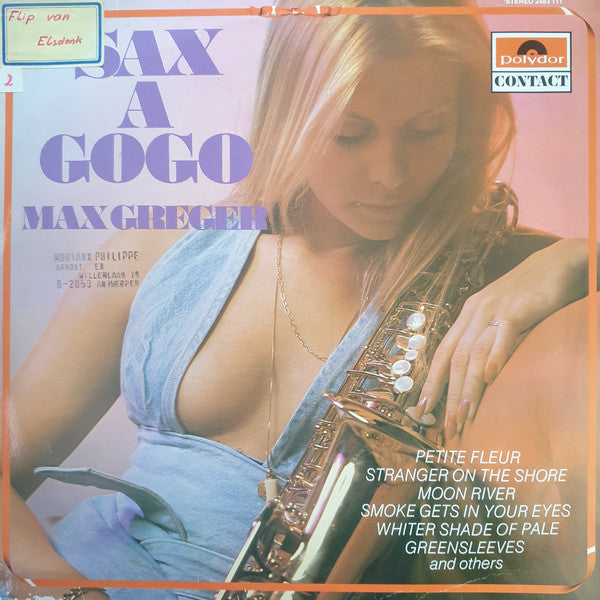 Max Greger : Sax A Gogo (LP, Album)