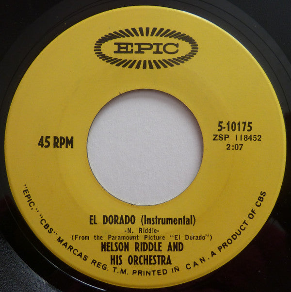 Nelson Riddle, Nelson Riddle And His Orchestra And Nelson Riddle Chorus : El Dorado (7", Single)