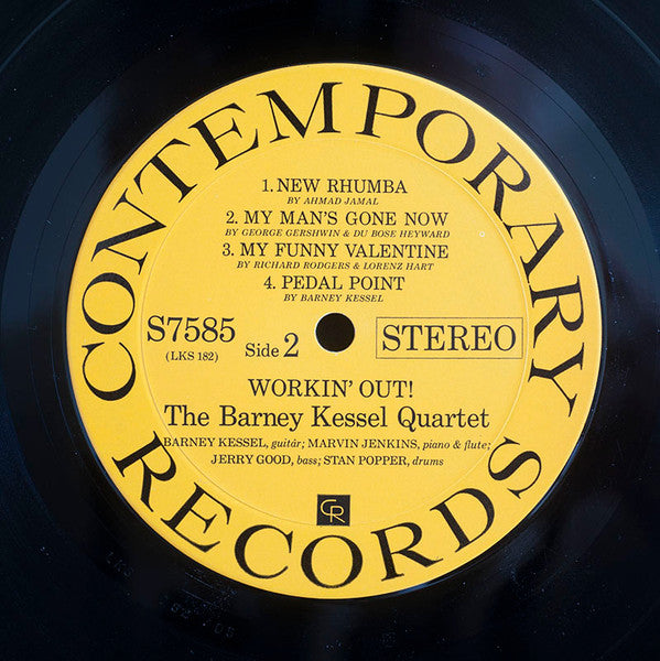 The Barney Kessel Quartet : Workin' Out (LP, Album, RE)