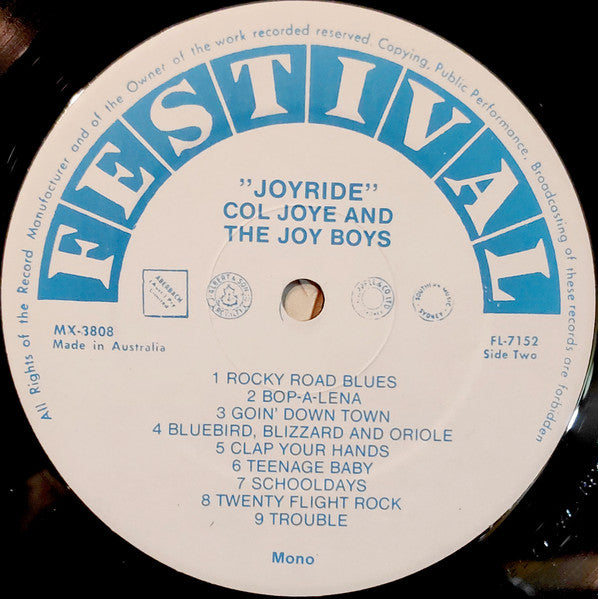 Col Joye & The Joy Boys : Joyride (LP, Comp, Mono)