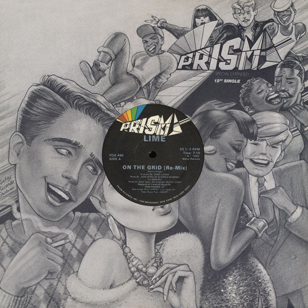 Lime (2) : On The Grid (Re-Mix) (12", Single)