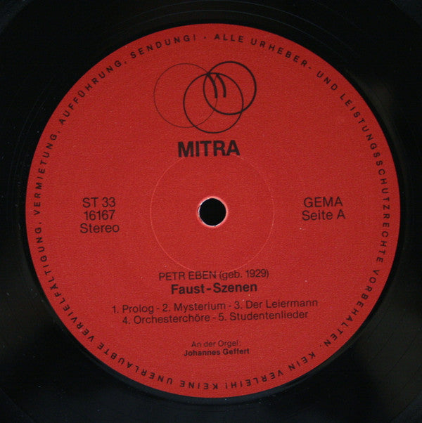 Petr Eben - Johannes Geffert : Faust-Szenen (LP, Album)