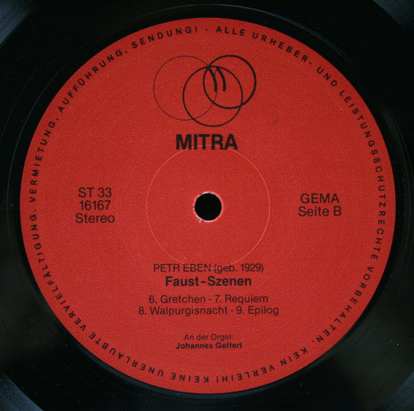 Petr Eben - Johannes Geffert : Faust-Szenen (LP, Album)