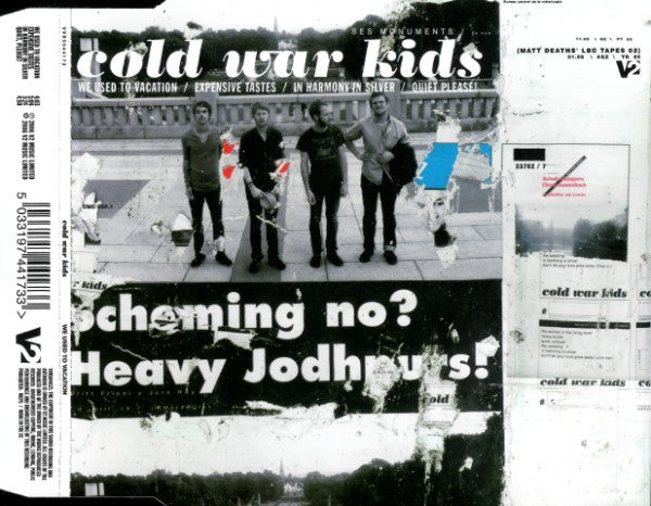 Cold War Kids : We Used To Vacation (CD, Single, Sli)