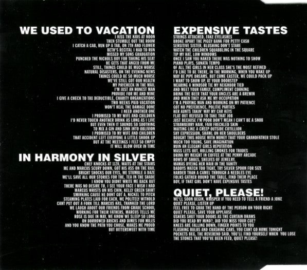 Cold War Kids : We Used To Vacation (CD, Single, Sli)