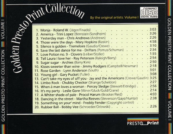 Various : Golden Presto Print Collection - Volume I (CD, Comp)