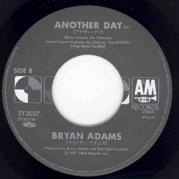 Bryan Adams : Heat Of The Night (7", Single)