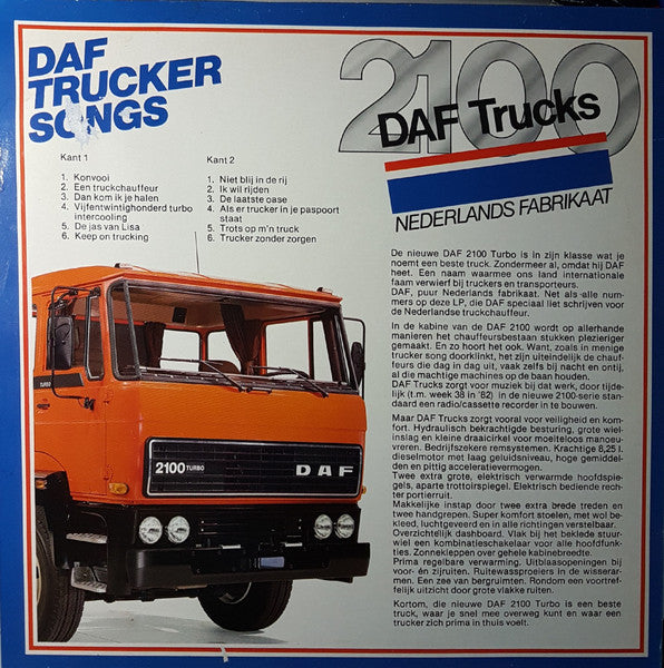 Ilja Gort : DAF Trucker Songs (LP, Promo)