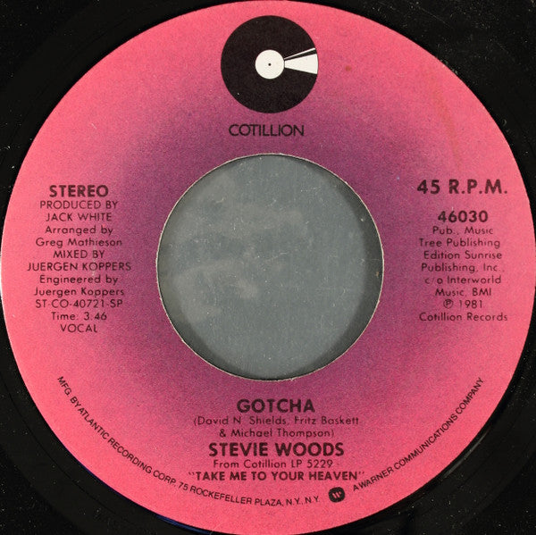 Stevie Woods : Just Can't Win 'Em All (7", Single, SP )