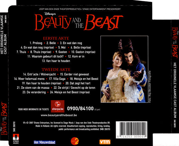 Various : Beauty And The Beast - Het Originele Vlaamse Cast Album (CD, Album)