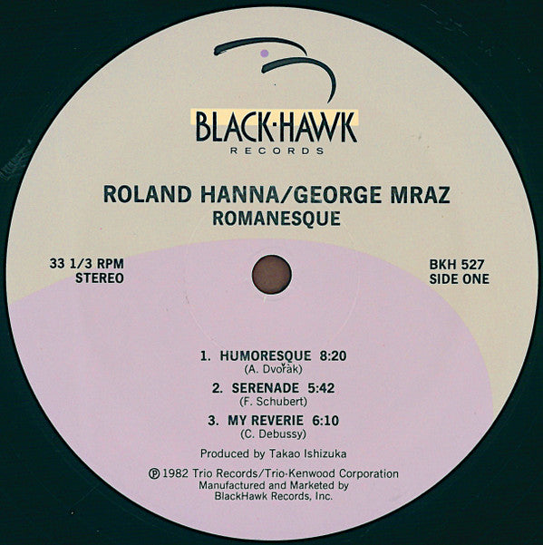 Roland Hanna & George Mraz : Romanesque (LP, Album, RE)