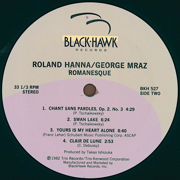 Roland Hanna & George Mraz : Romanesque (LP, Album, RE)