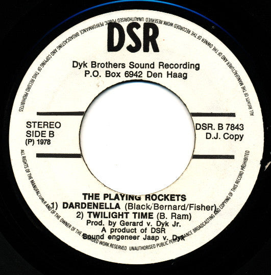 The Playing Rockets : Once / La Comparsa / Dardanella / Twilight Time (7", EP, Promo)