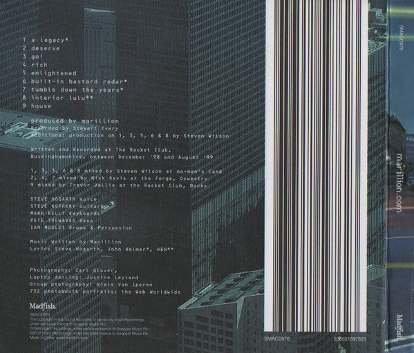 Marillion : Marillion.com (CD, Album, Dlx, RE, Dig)