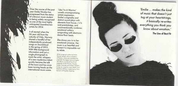 Emilie Nicolas : Like I'm A Warrior (Album Sampler) (CDr, Promo, Smplr)