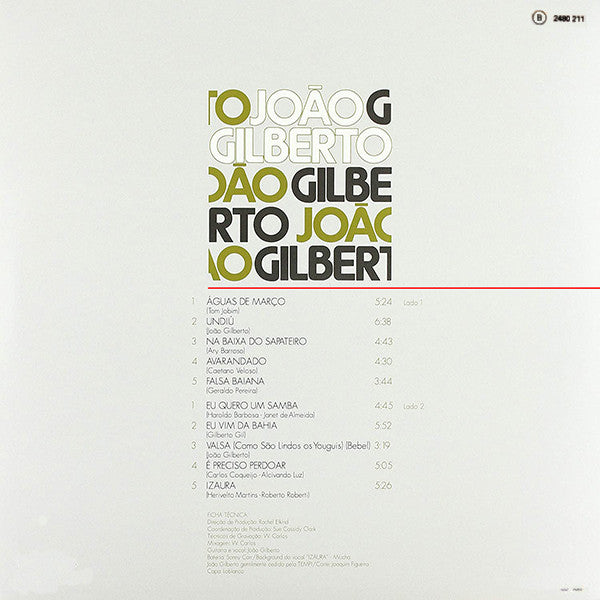 João Gilberto : João Gilberto (LP, Album)