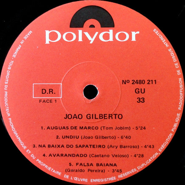 João Gilberto : João Gilberto (LP, Album)