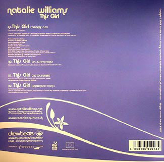 Natalie Williams : This Girl (12")