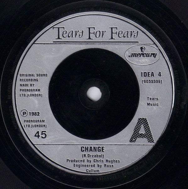 Tears For Fears : Change (7", Single, Sil)