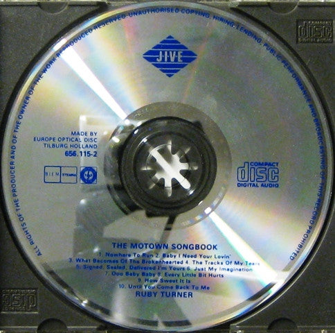 Ruby Turner : The Motown Song Book (CD, Album)