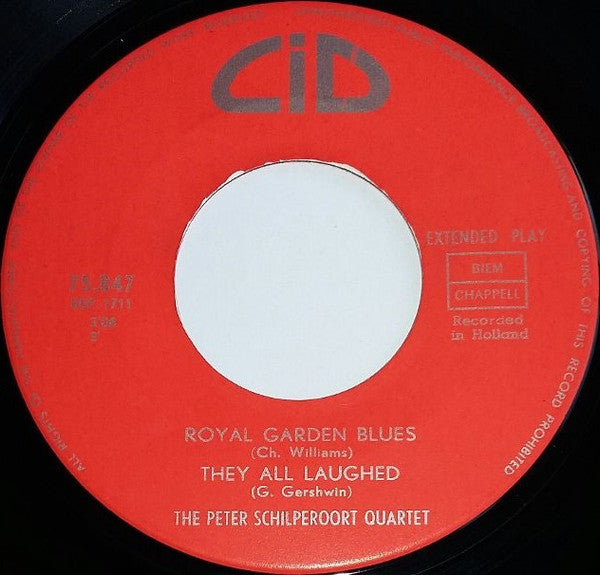 The Peter Schilperoort Quartet : PS 4 (7", EP)