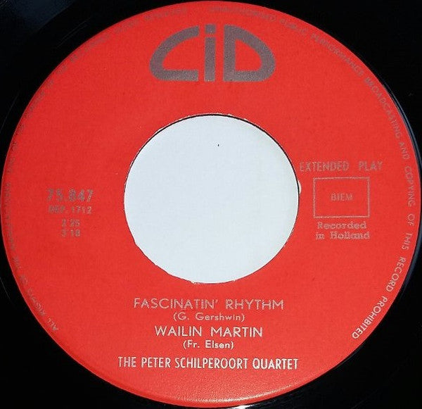 The Peter Schilperoort Quartet : PS 4 (7", EP)