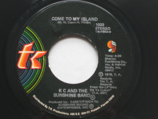 KC & The Sunshine Band : Do You Wanna Go Party (7", Sty)