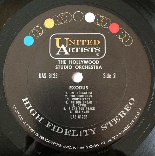 The Hollywood Studio Orchestra : Music From Otto Preminger's Motion Picture Exodus (LP)