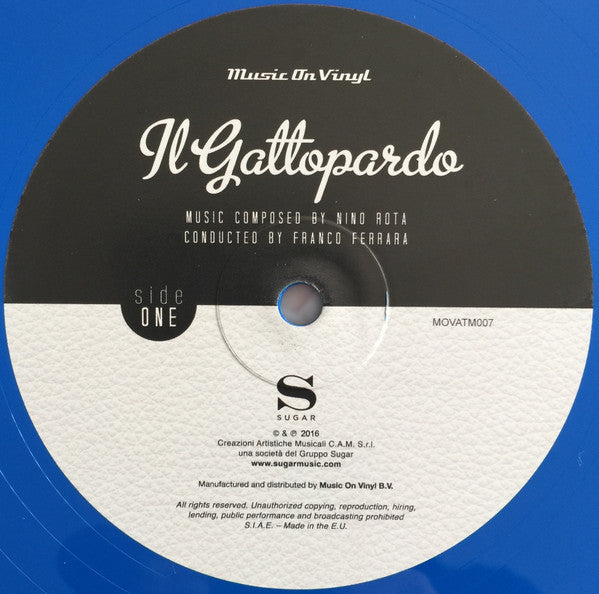 Nino Rota : Il Gattopardo (From The Original Movie Soundtrack) (LP, Album, Ltd, Num, RE, Blu)