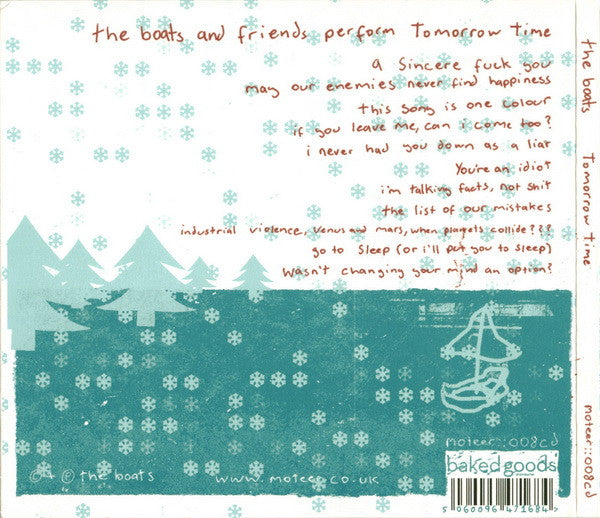 The Boats : Tomorrow Time (CD, Album)
