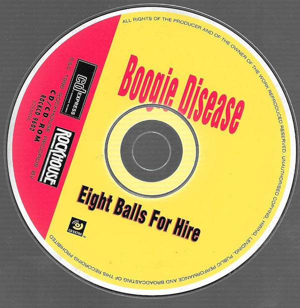 Boogie Disease : Eight Balls For Hire (CD, Album)
