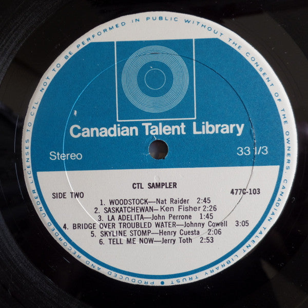 Various : CTL Sampler (LP, Album)