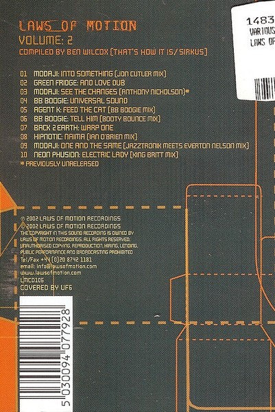 Various : Laws Of Motion Volume: 2 (CD, Comp)