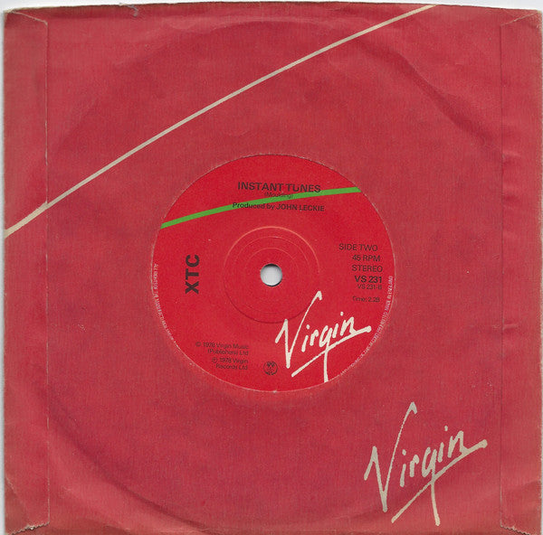 XTC : Are You Receiving Me? (7", Single, Sol)