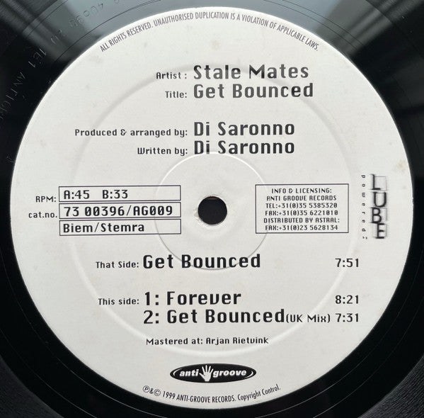 Stale Mates : Get Bounced (12")
