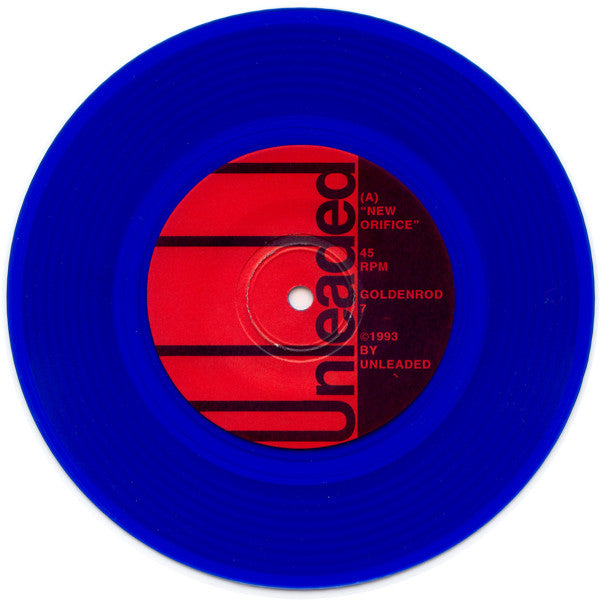 Unleaded : New Orifice / Grave Decision (7", Single, Blu)