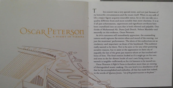 Oscar Peterson : A Night In Vienna (CD, Album)