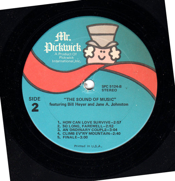 Bill Heyer, Jane A. Johnston : The Sound Of Music (LP, Album, RE)