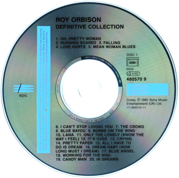 Roy Orbison : Definitive Collection (CD, Comp)